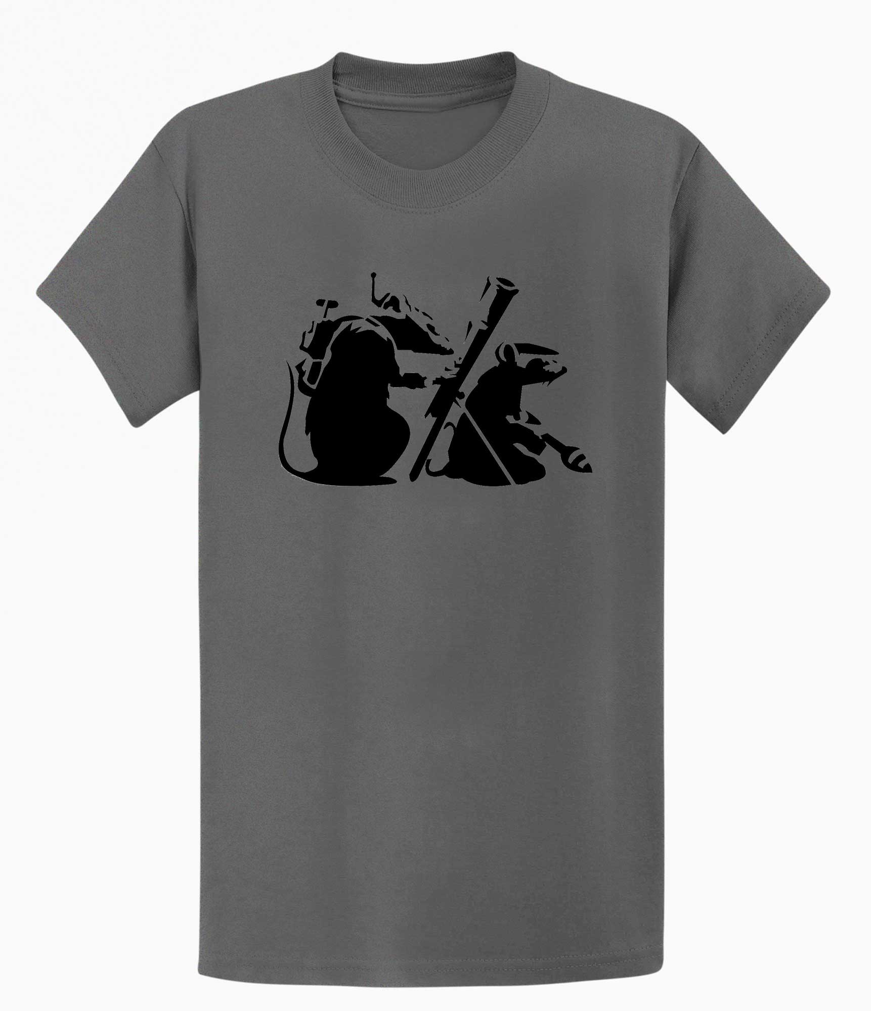Image of Banksy T-shirt - Terror Rats Banksy-Apparel